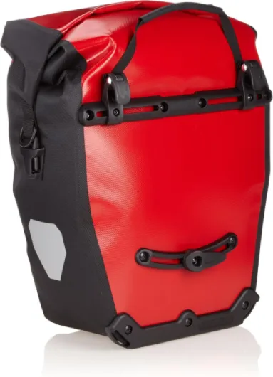 Ortlieb Back-Roller City / F5002 Sacoche roue arrière pour vélo 42 x 23/32 x 17 cm Rouge/Noir