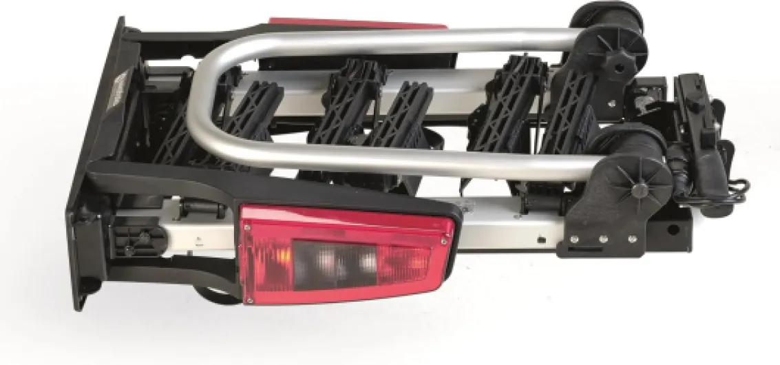 Porte-vélos Bikelander pour Attelages - Porte-vélos sur Attelage pour 3 Vélos - Adapté aux Vélos Électriques- Repliable - Feux Hybrides à LED Bikelander (3 roues)