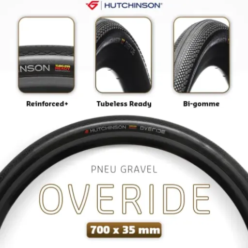 Avis Hutchinson Overide 700 x 35 : un pneu gravel polyvalent et rassurant en tubeless ready