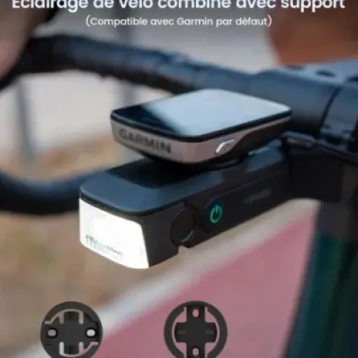Avis RAVEMEN FR1000 : phare vélo 1000 lumens et support compteur 2-en-1 malin
