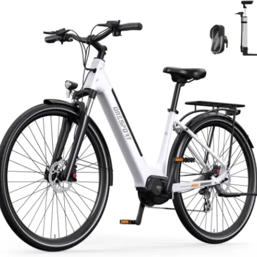 Avis ONESPORT OT07 : le VAE ville/mixte avec moteur central et freins hydrauliques à prix contenu