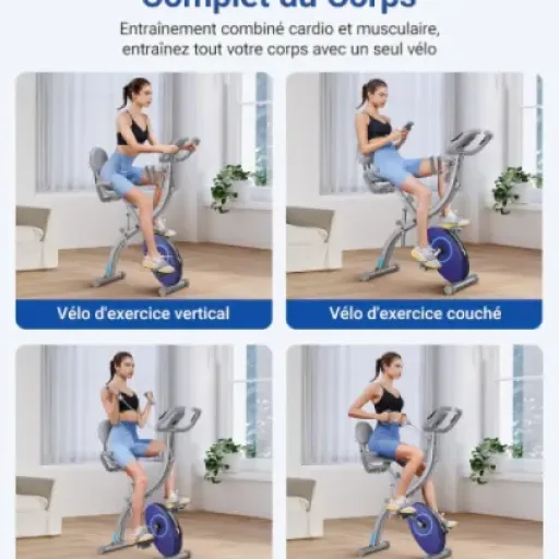 Avis MERACH MR-S15H1 : le vélo d’appartement pliable qui mise sur le silence et l’app