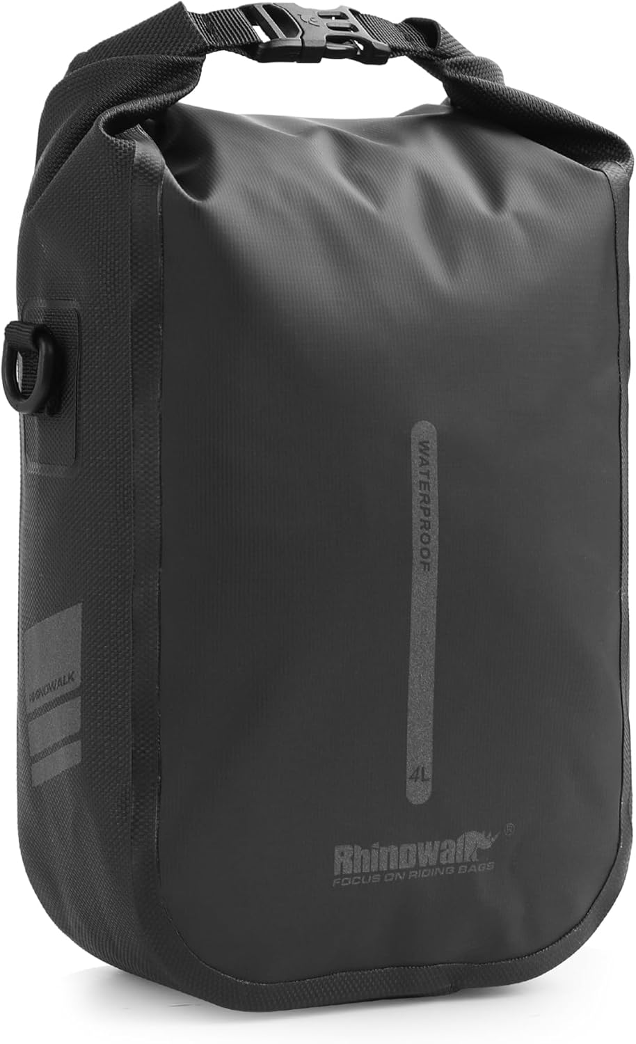 Sacoche de Vélo avec Adaptateur 4L Blocage Rapide Sacoche de Fourche pour Vélo Etanche Sacoche Guidon pour Scooter Sac de Trotinette Électrique Sac de Rangement Vélo pour VTT Outdoor Sport