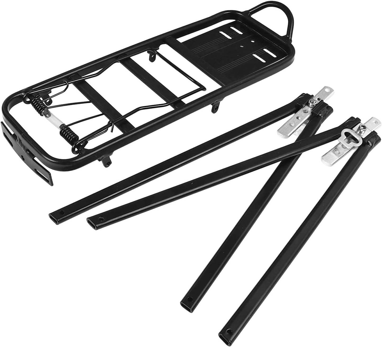 Porte-Vélo Arrière, Rack de Vélo Arrière Cargo Rack, 154lb Charge en Alliage D'aluminium Touring Carrier, pour V Frein à Disque de Frein MtbRoad Vélos Pliants