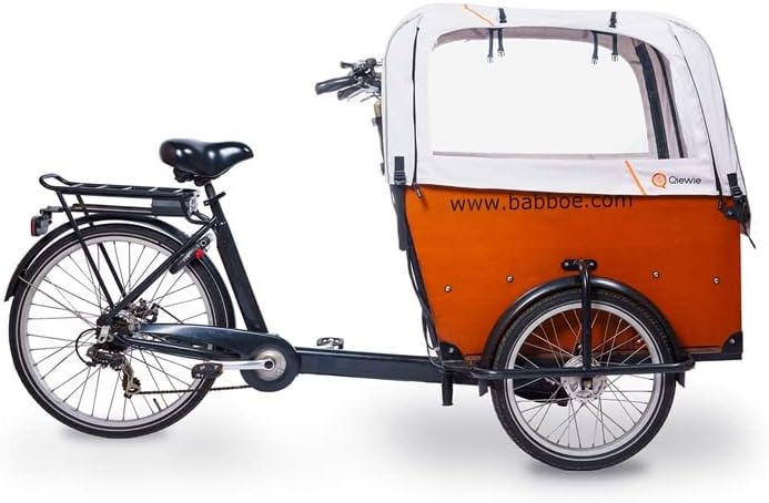 Tente de pluie supérieure - Convient pour le vélo cargo Babboe Big - Qiewie