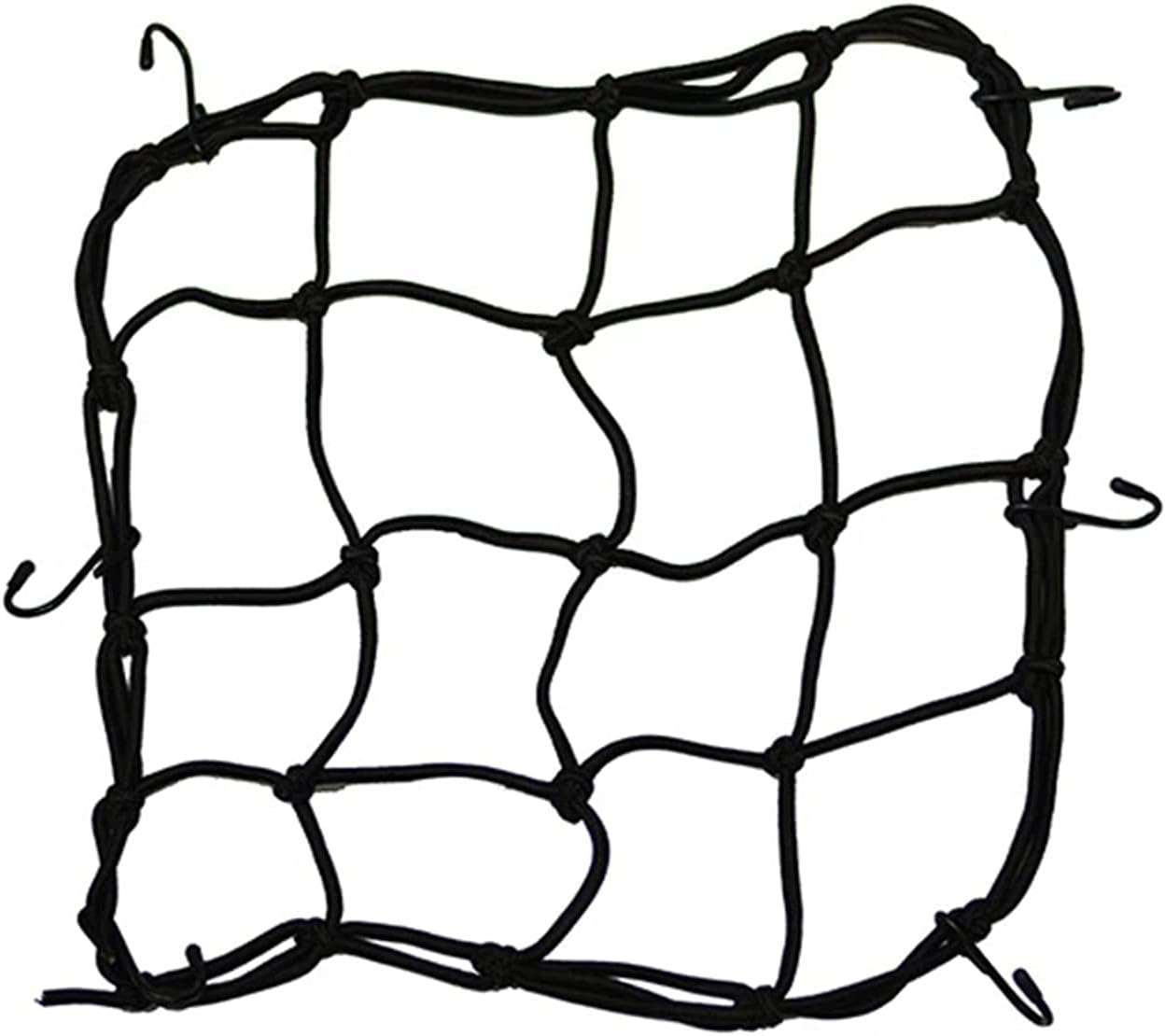 WZCXYX Arrivées élassées Bungee Bungee Cargo Bagage Filet avec 6 Crochets pour Sac De Vélo Arrière Panier Bike Cycling Accessoire