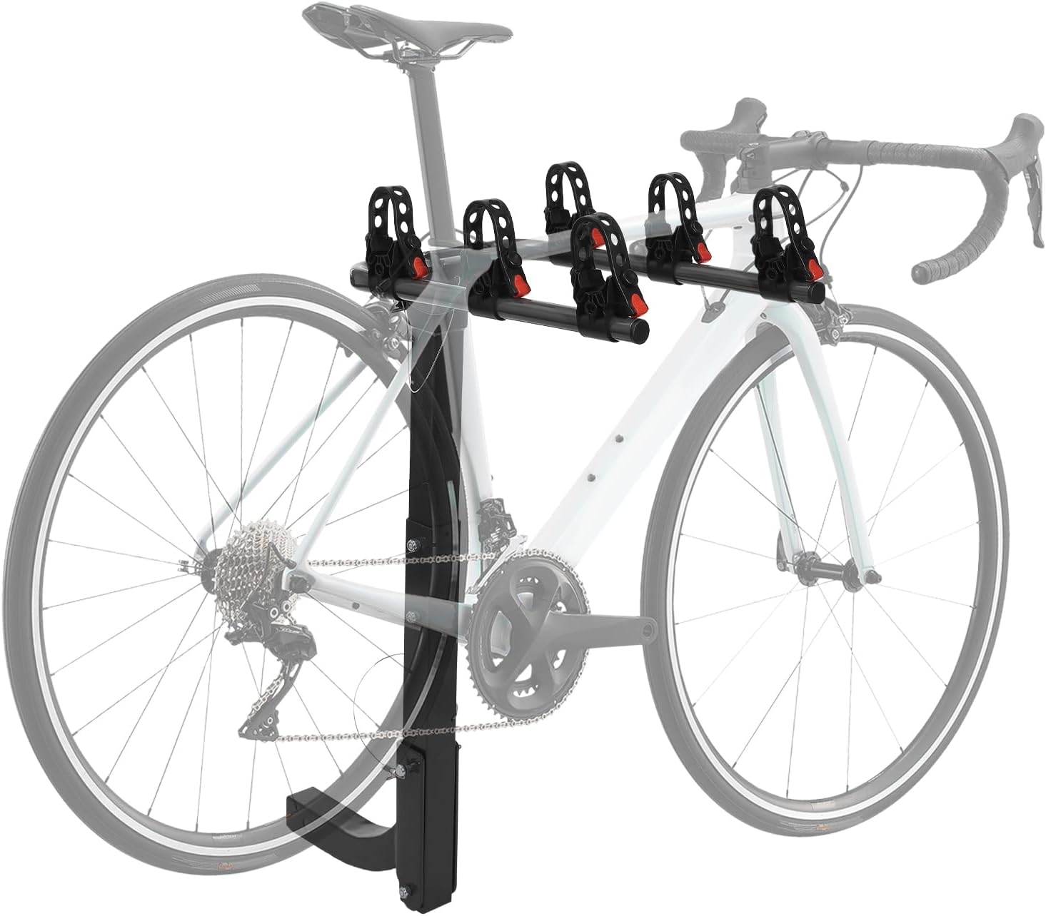 Porte-vélos de voiture pour attelage de remorque 2 vélos et ebike, max - 70 kg, pliable à 90 °
