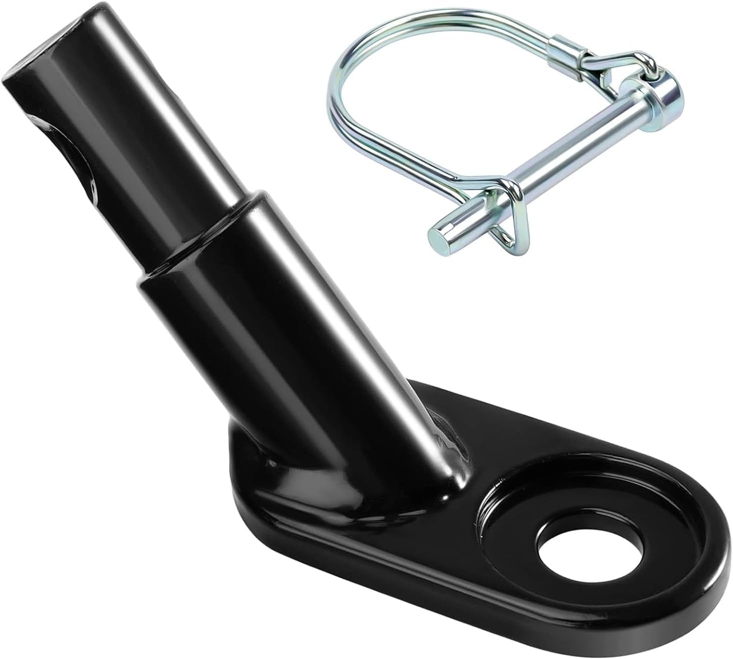 Kit d'attelage de remorque de vélo noir avec goupille de sécurité Adaptateur pour remorque de vélo Thule Remorque de vélo pour enfant Attelage de remorque de vélo