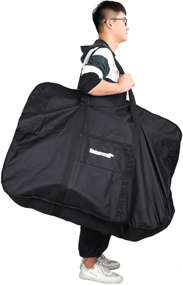 SUNTTELF Sacoche de vélo pliable de 66 cm - Convient pour les vélos pliants de 26 pouces ou moins - Mallette de transport pour vélo, voyage, voyage