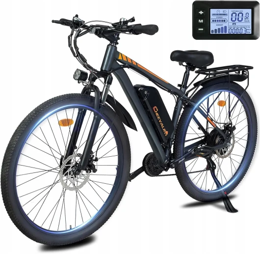 C29 Vélo Électrique Adulte,Batterie Amovible 48V 18.6Ah,Moteur Tout-Terrain,VTT 21 Vitesses,Freins à Disques Sécurisés,Écran LCD Intelligent,Éclairage LED Haute Luminosité.