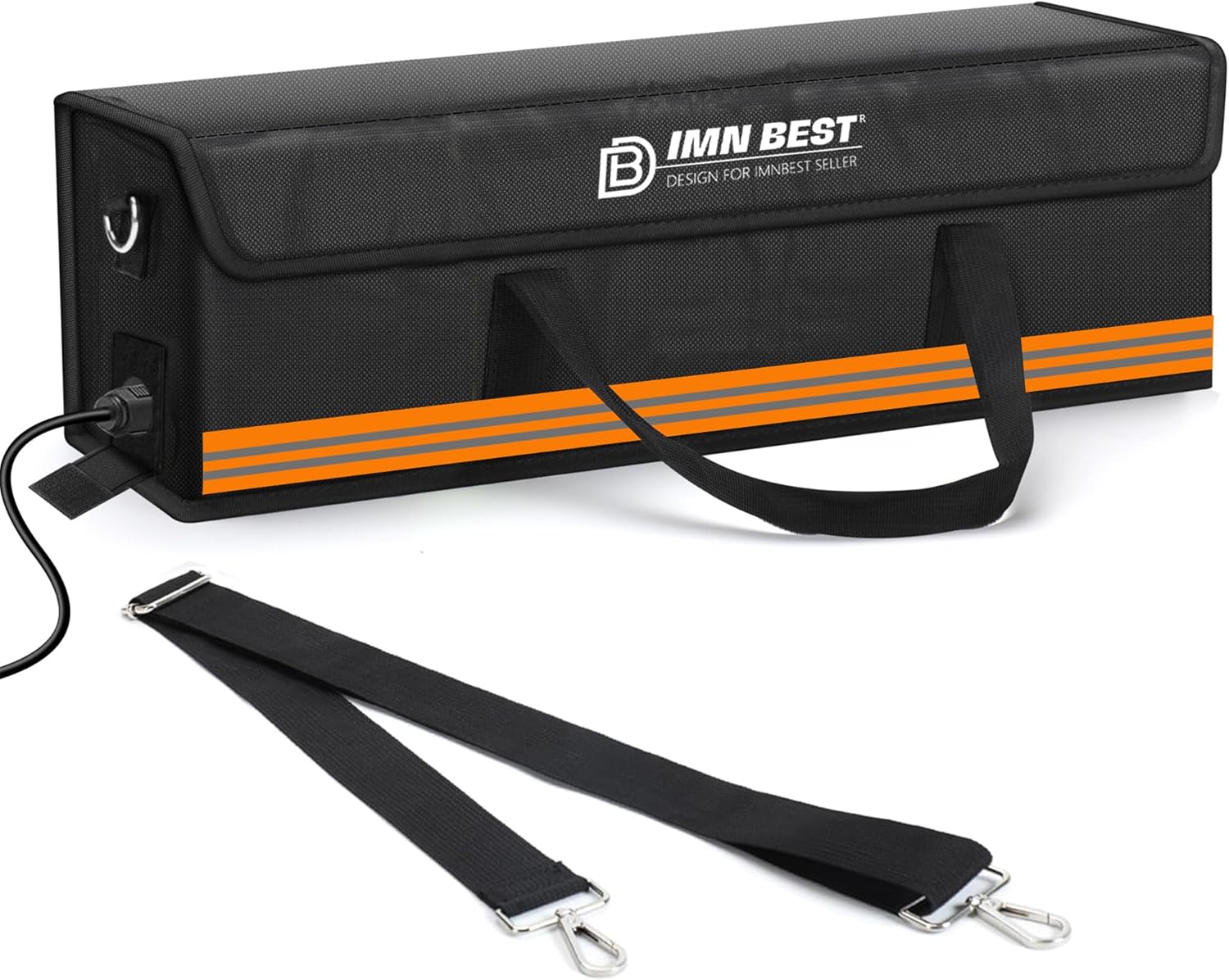 ImnBest Sac de Protection pour Batterie de vélo électrique - Sac de sécurité pour Le Stockage, Le Transport, la Charge de la Batterie électrique -pour Batteries de vélo électrique