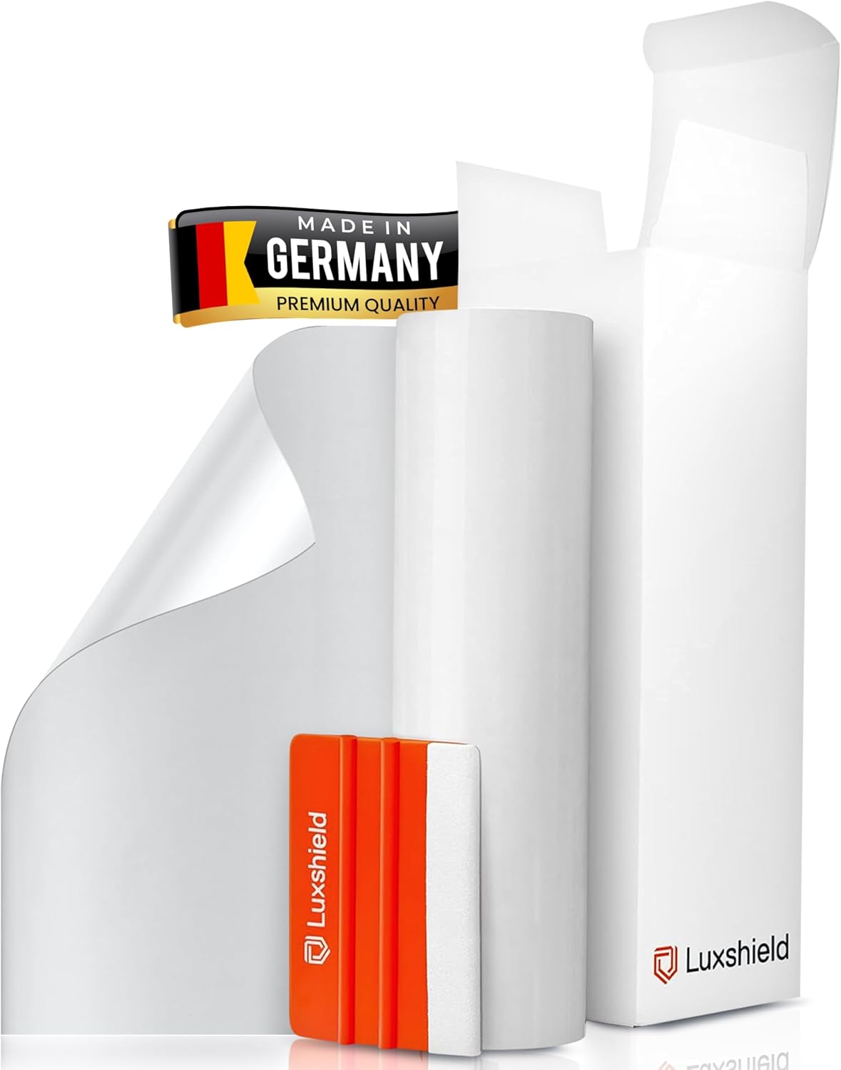 Film de Protection de Peinture 30x100cm pour Voitures, Motos, vélos - Film de Protection Transparent, Autocollant en DE