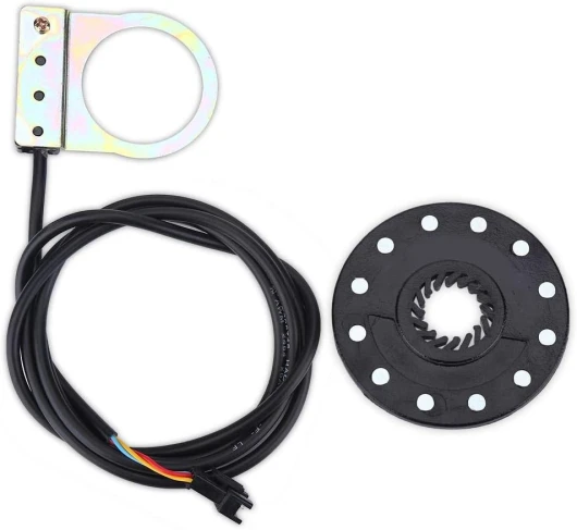 Capteur de Vitesse 12 aimants pour vélo électrique - Assistant électrique système Pas de,pour VAE/E-Bike Accessoire de Recyclage de Capteur de Vitesse de Pédale de Puissance de Vélo Electrique