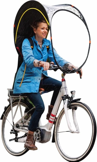 Bub-up La Protection Pluie vélo Qui remplace Le vêtement de Pluie (imperméable, Veste, Cape, Parka, Poncho…)