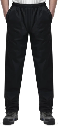 Pantalons imperméable Homme Coupe Vent Respirants Moto Pantalon Pluie Velo Pantalon de Cargo Travail pour l'extérieur Convient,la randonnée,Utilisation du vélo Noir XXL / 32L