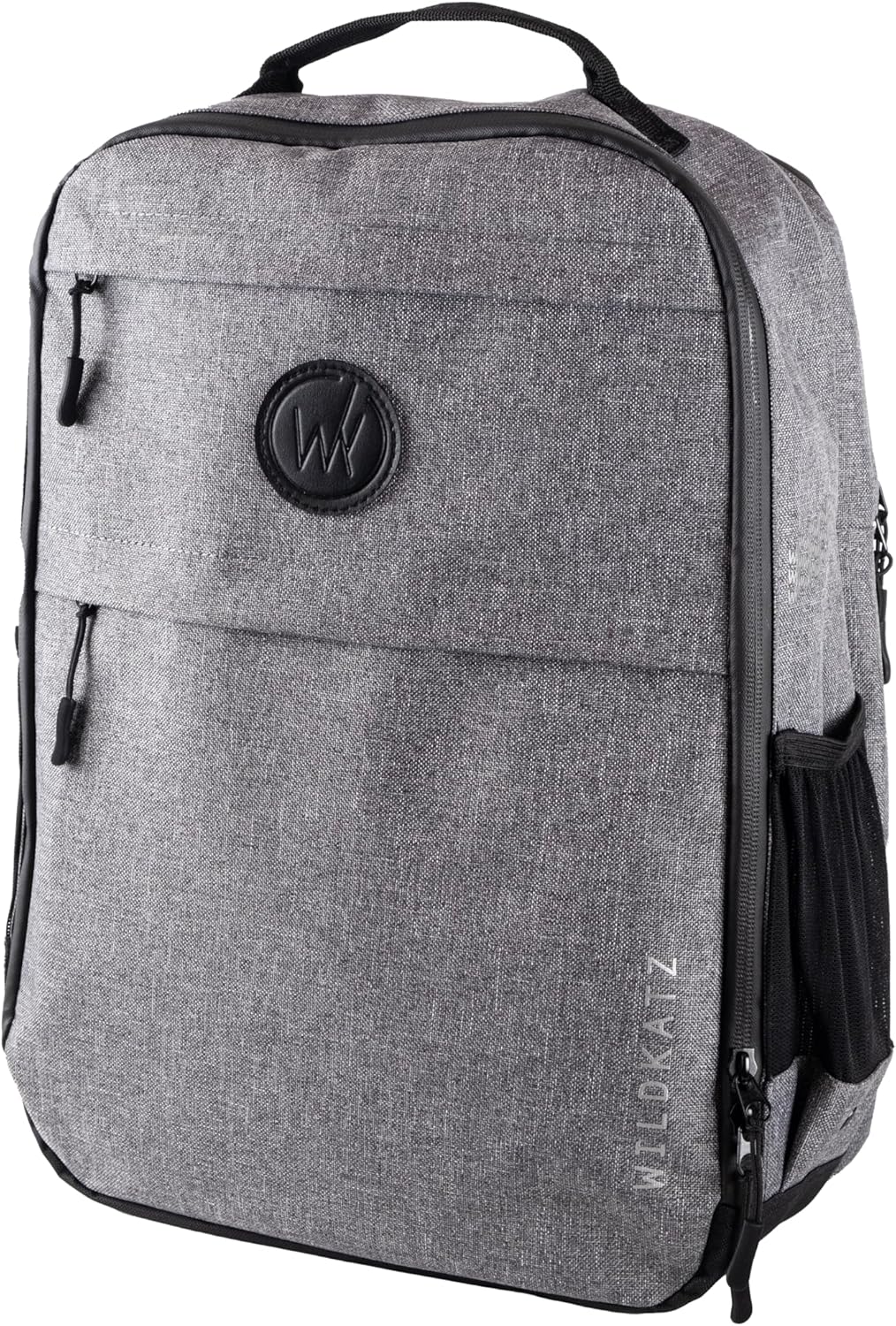 Wildkatz Felis Small Sac à dos pour vélo, 20 l, avec cape de pluie imperméable, sacoche de porte-bagages et sac à dos combiné, gris clair