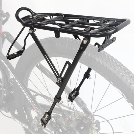 Porte-bagages arrière réglable pour vélo de course de 24" à 28"/700c