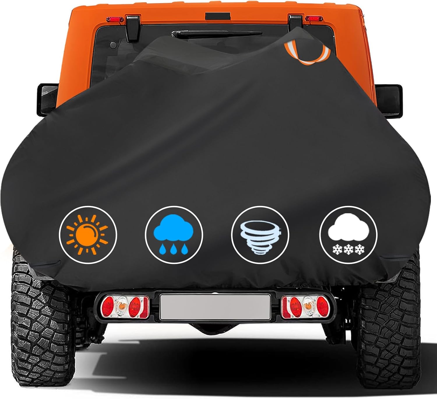 Housse de vélo pour Le Rangement extérieur imperméable et Robuste, revêtement PU 600D pour vélo de Montagne, vélo de Route, vélo de Plage, Cruiser