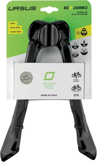 Ursus Béquille jumbo pour bipied, noir, taille unique