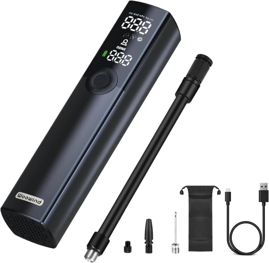 BP188 Pompe à Vélo 120psi,Gonfleur Velo,Compresseur Velo,Adaptée aux Valve Presta/Schrader/Dunlop,Portatif pour Vélo Route,Voiture,VTT,Scooter