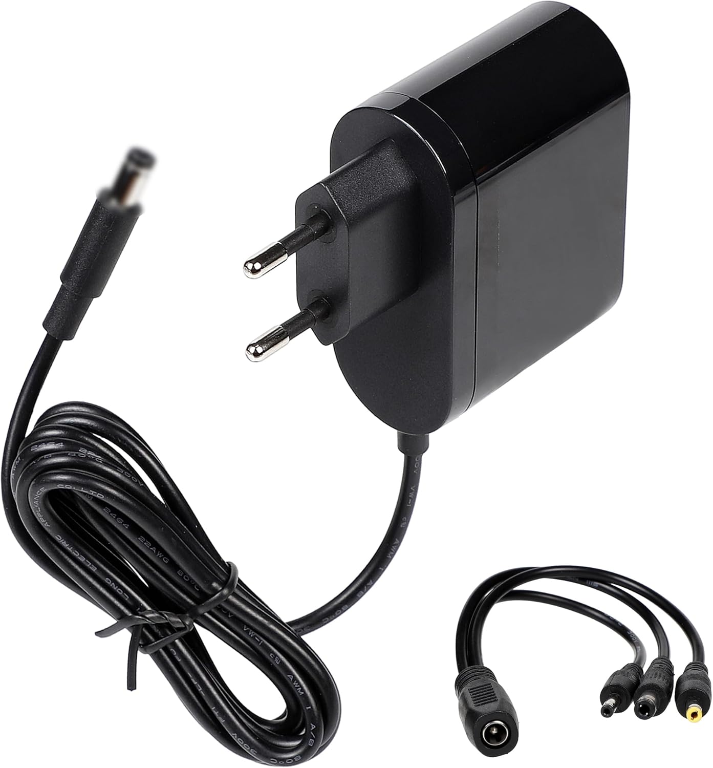 12V 2A Adaptateur Secteur Alimentation Chargeur Compatible avec Sagemcom NBSE24120200HE/DS-77/Engel RS8100HD 8100HD/Bbox Sagem ADSL/Orange Livebox 3 4 5 Sagem/Thomson TCM470 Noir