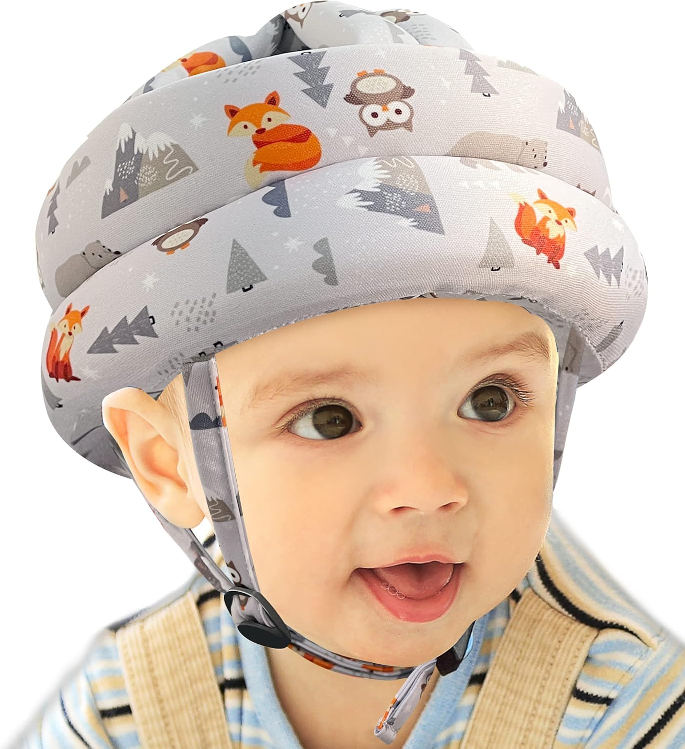 Casque Bébé Anti Choc Protection I Infantile Tête de Protection I Réglable Chapeau de Sécurité pour Enfant Bebe
