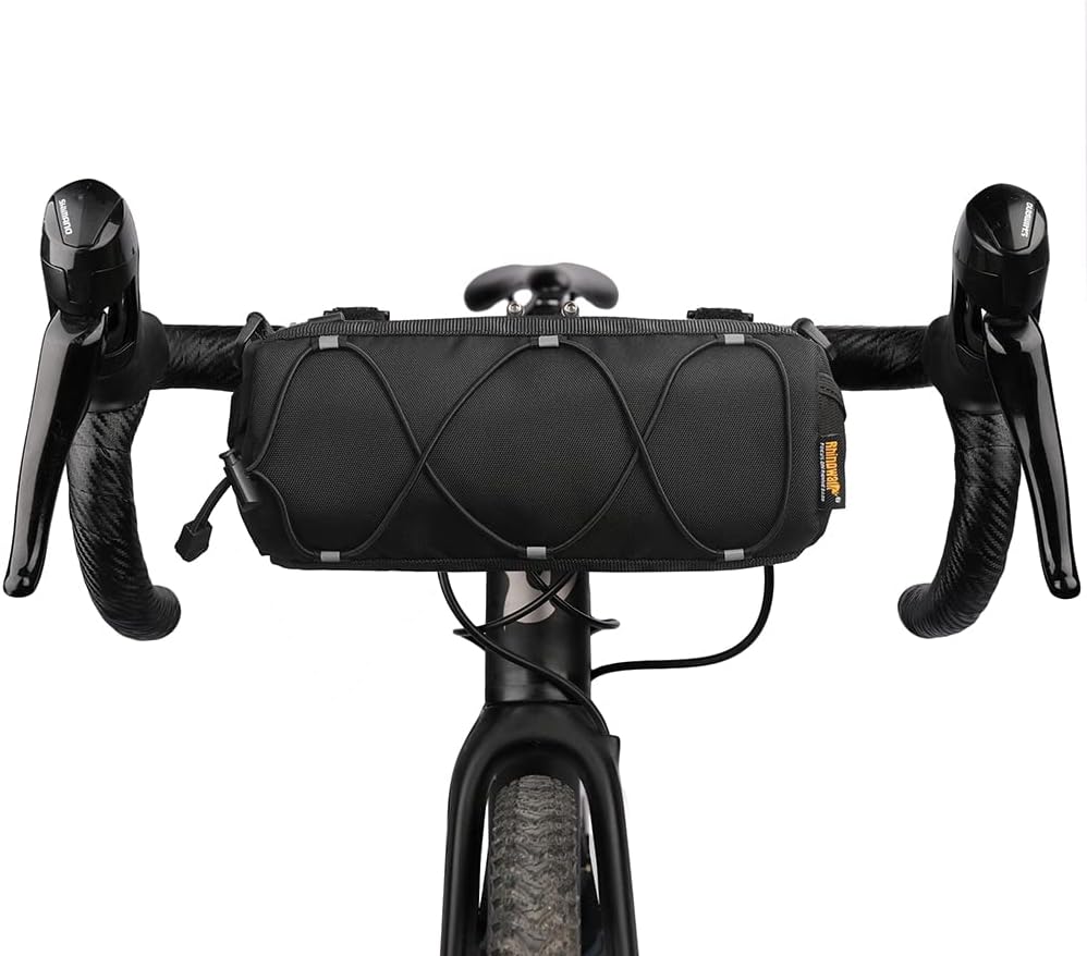 SUNTTELF Sacoche de guidon de vélo légère - Panier de rangement pour guidon de vélo - Sac de vélo avant - Multifonctionnel (noir type 3)