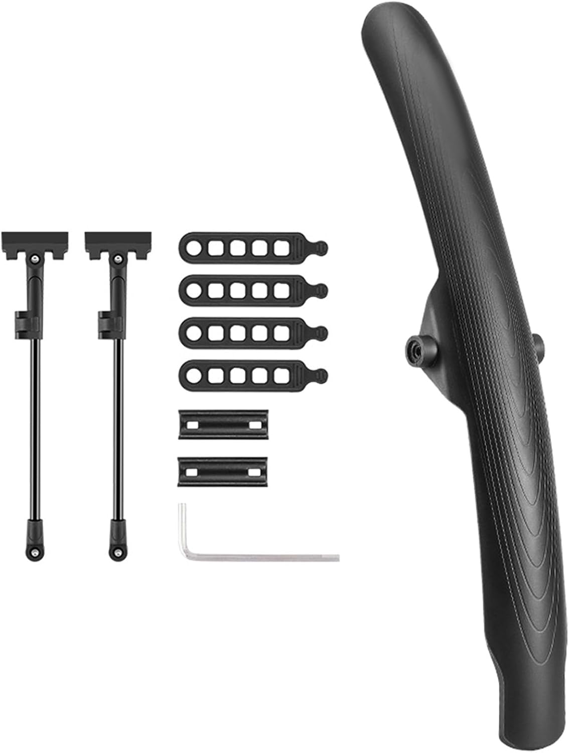 Générique Protège-Boue Vélo - Protection Multifonctionnelle Contre La Boue en Conduite Urbaine Et Tout-Terrain,Garde-Boue Réglable Résistant Aux Chocs pour Une Durabilité Optimale