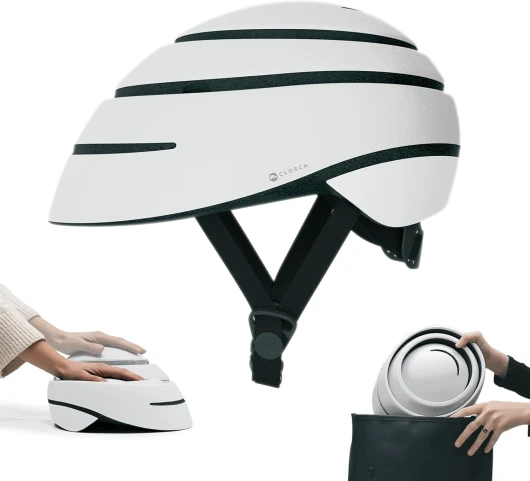 Casque Pliable de vélo Casque Urbain pour Adulte - Casque pour Trottinette électrique, Rollers, Skate et vélo électrique certifié - Casque pour Homme et Femme.