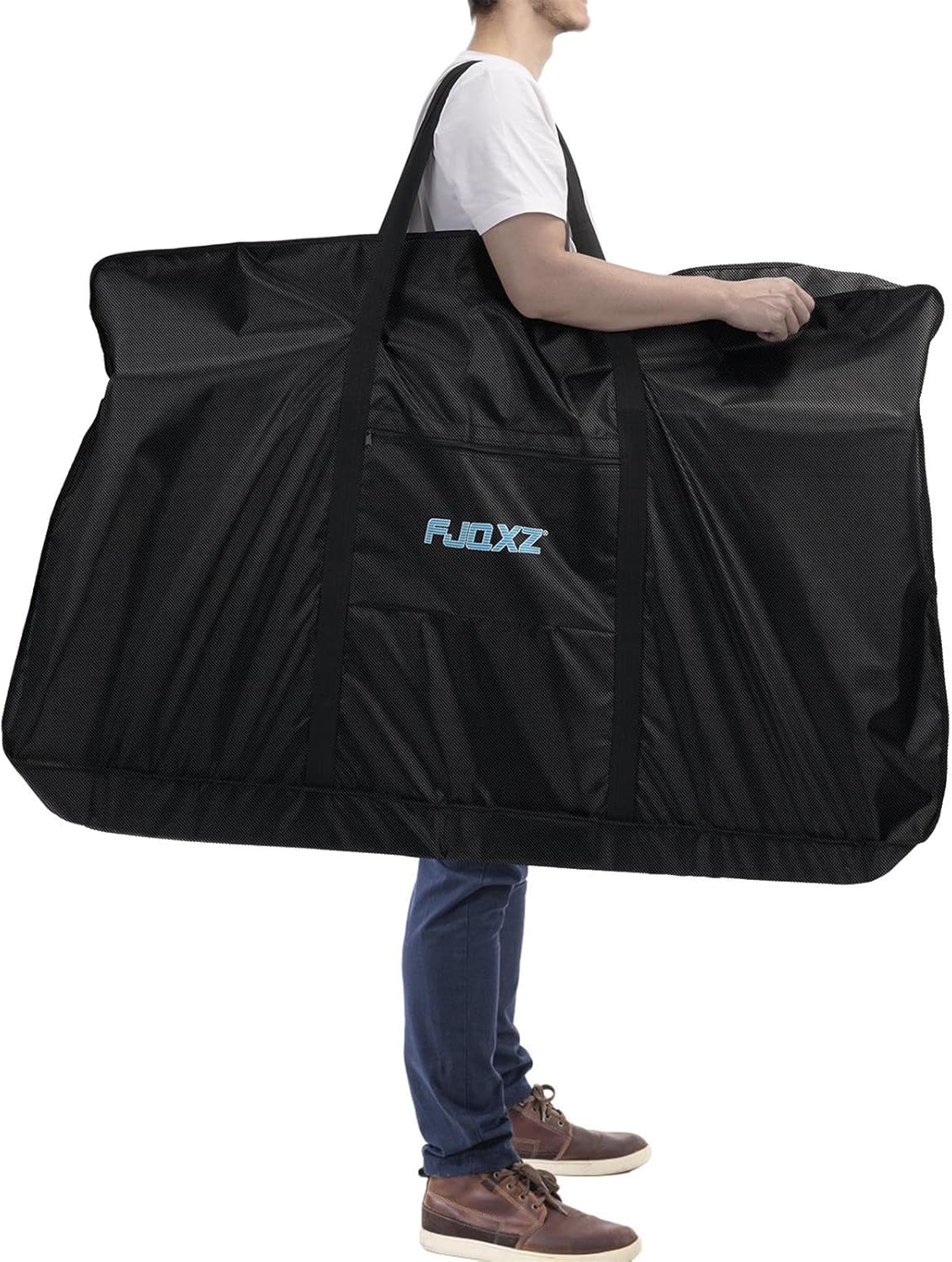 Tamthy Sac de Transport Vélo 26 Pouce Imperméable Housse de Velo Pliant 1680D Oxford Haute Qualité Sacoche Velo pour Avion VTT/Route/Cyclisme/Voyage