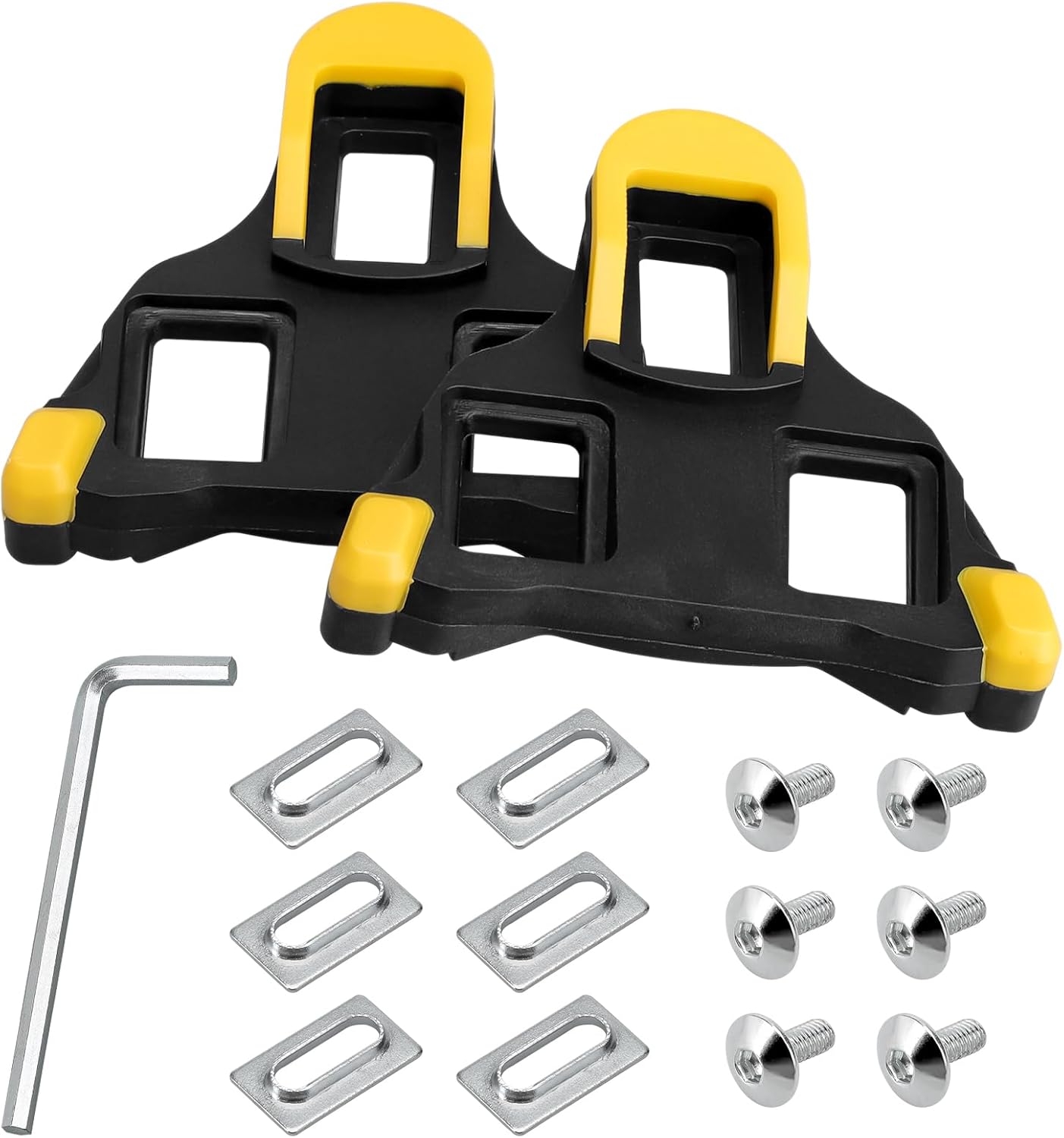 Cales de pédale de vélo, Plaques de Pédale Velo de Route Antidérapantes, Cales de Cyclisme compatibles avec SPD SL SM-SH10 SM-SH11 SM-SH12 pour vélos de Route, Course de vélo, Cyclisme de compétition