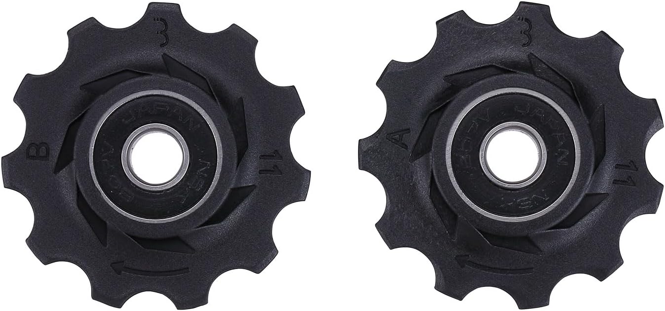 BBB RollerBoys 11T Galets de Dérailleur pour Vélos de Route Pulleys, Noir
