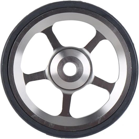 Design aérodynamique de roue Spider Easy de 61 mm en alliage d'aluminium robuste pour vélos Bromton (noir)
