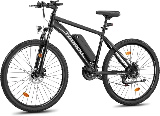 U1 Vélo Électrique, 26"/29" Vélo Électrique en Montagne pour Adulte, VTT électrique 250 W, Batterie Amovible 13AH, Autonomie 65 km, E-Bike 21 Vitesses U1-26 pouces
