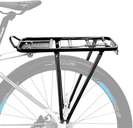 JOLIGAEA Porte Bagage Vélo Arrière, Porte Bagage Avant Velo Charge Maximale de 35 Kg, Porte Bagage VTT Arrière Réglable, Porte Vélo Universel, Porte-Bagages Matériau en Alliage d'Aluminium