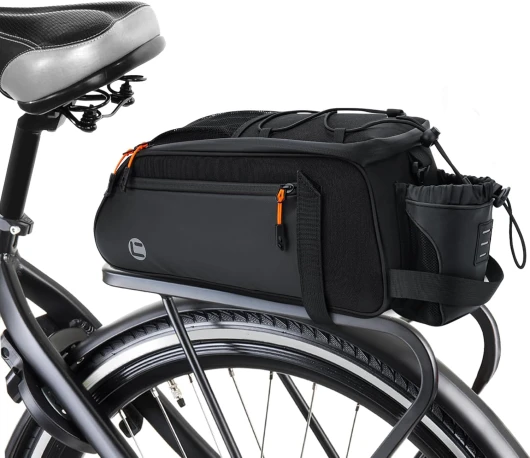 Ertisa Sac de Rangement arrière pour vélo, 8L Vélo Sacoche Porte-Bagages Imperméable Sacoche de Coffre de Siège Arrière de Bicyclette Multifonction Rangement Sac à Vélo Accessoires pour vélos pour MTB