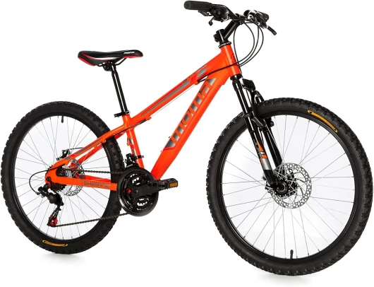 Vélo VTT Enfant, GTT24, Aluminium, Shimano 21V, Freins a Disque, Suspension Avant