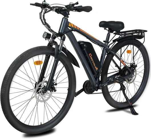 TIGUOWISH C29 Vélo Électrique Adulte,Batterie Amovible 48V 18.6Ah,Moteur Tout-Terrain,VTT 21 Vitesses,Freins à Disques Sécurisés,Écran LCD Intelligent,Éclairage LED Haute Luminosité.