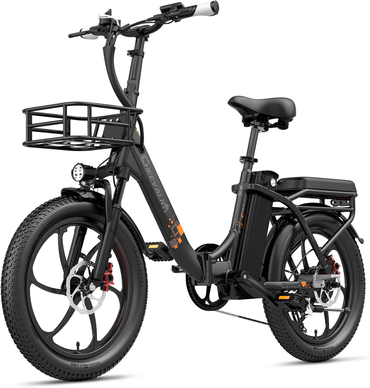 TIGUOWISH Cheevalry Vélos Électriques pour Adulte - VTT Électrique Homme - Batterie Amovible 48V - Moteur sans Balais - Freins à Disque Mécaniques