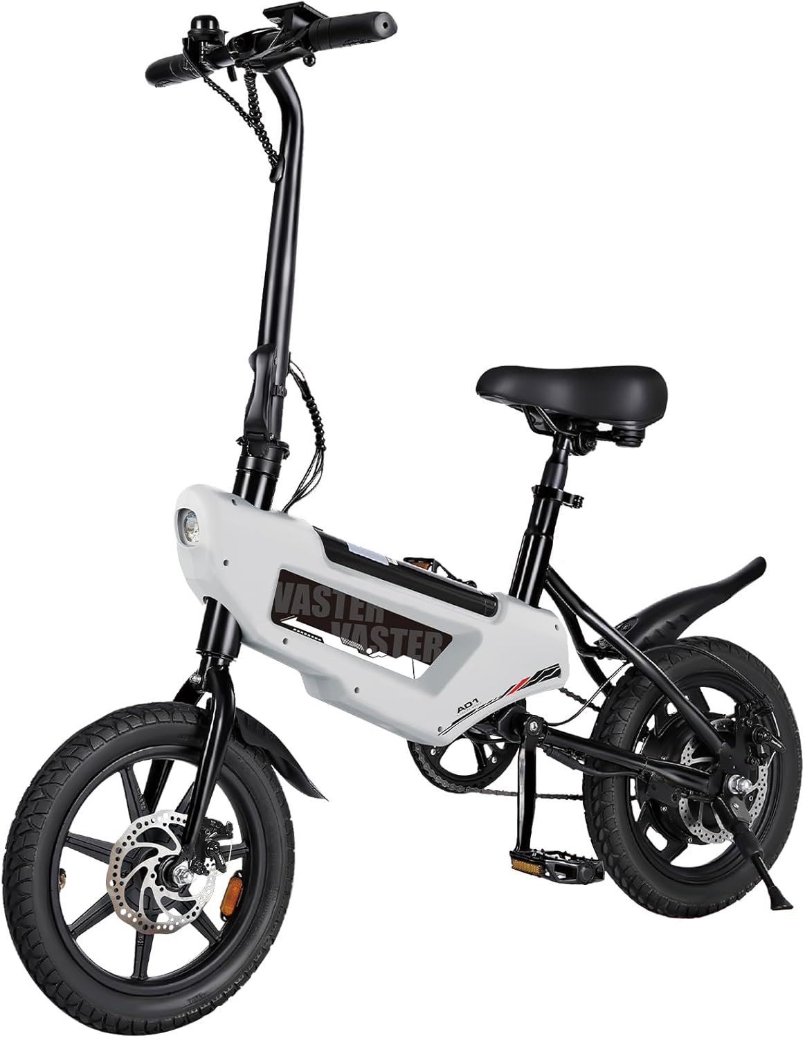 Vélo Électrique 14-16 Pouces, 36V 6,4/11,4/13Ah Batterie Amovible, EBike avec 3 Modes de Conduite, Écran LCD Intelligent, Frein à Double Disque, Hauteur Réglable, Autonomie 30-60km A01
