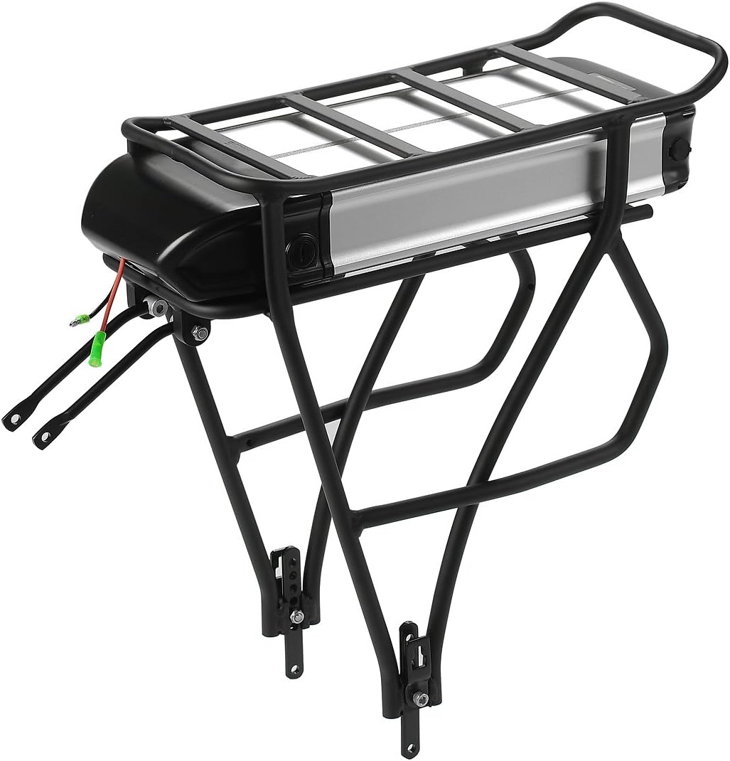 36V Ebike Batterie avec Porte-Bagages 13Ah / 14.5Ah / 15.6Ah / 16Ah / 17.4Ah Lithium-ION Battery vélo électrique pour kit de Conversion 250-1000W 36V 13Ah