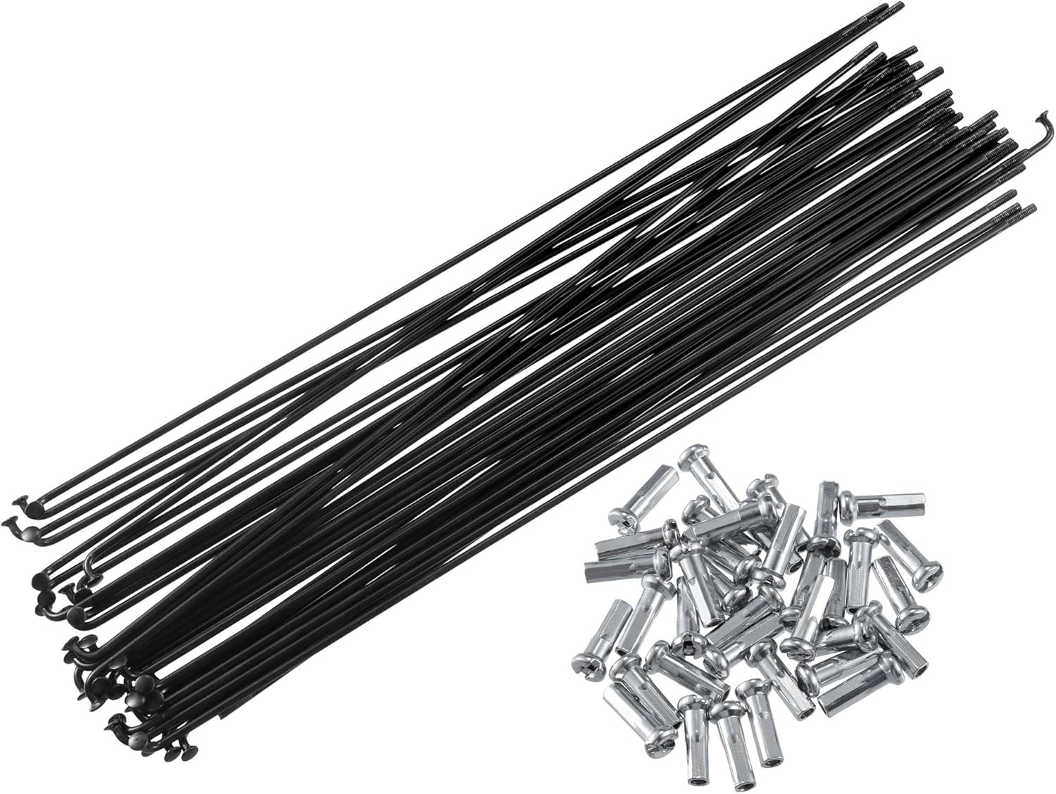 36 Pcs Vélo Acier Rayons 14G Vélo Rayon 230mm Longueur avec Mamelons
