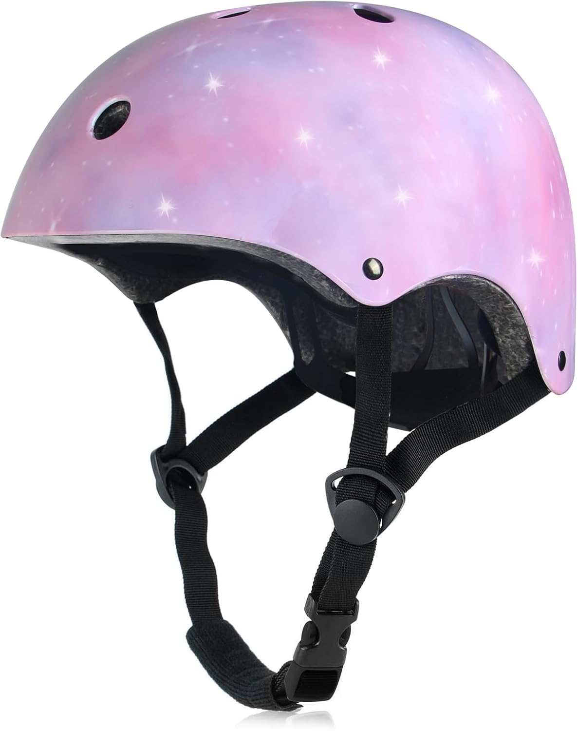Casque de vélo pour Filles en Bas âge, Casque de Skateboard Ajustable pour Les Jeunes Enfants, Casques de Protection pour vélo, Trottinette, Roller et Cyclisme Rose S