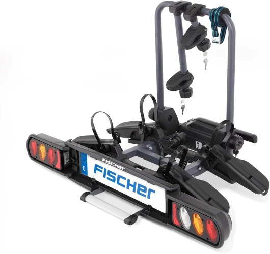 Fischer Porte-vélo sur Boule d’attelage, Sable FISCHER 2 Fahrräder/E-Bikes