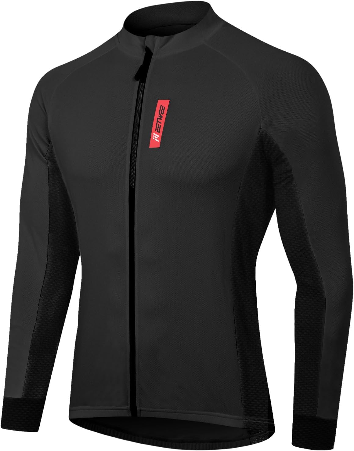 Maillot Cyclisme Homme, Vélo Jersey VTT Vêtements Manche Courte Séchage Respirant Cyclisme Tee Shirt M Noir-longues