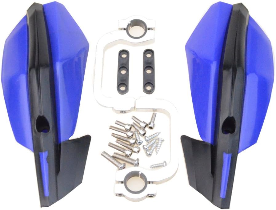 7/8 "22 MM protège-Mains Motocross Guidon Brosse à Main Protection Remplacement pour Motocross Dirt Bike ATV Hors Route Bleu