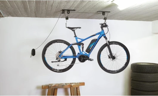 Fischer ProfiPlus Aluminium Élévateur de vélo, Mixte - Adulte, 50386, Noir , 30 kg 30 kg Unique