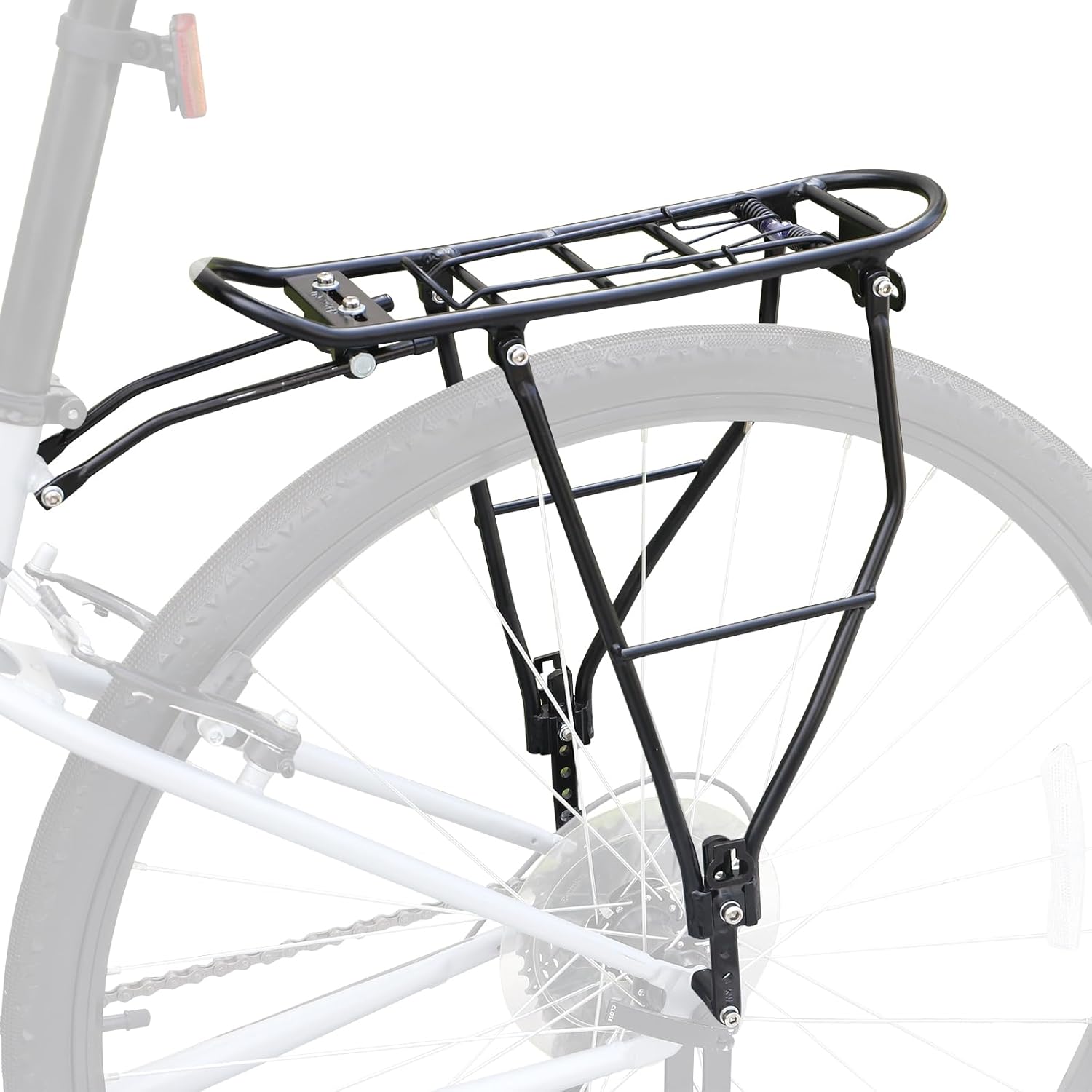MEGHNA Porte-bagages arrière réglable pour vélo de course de 26" à 29"/700c