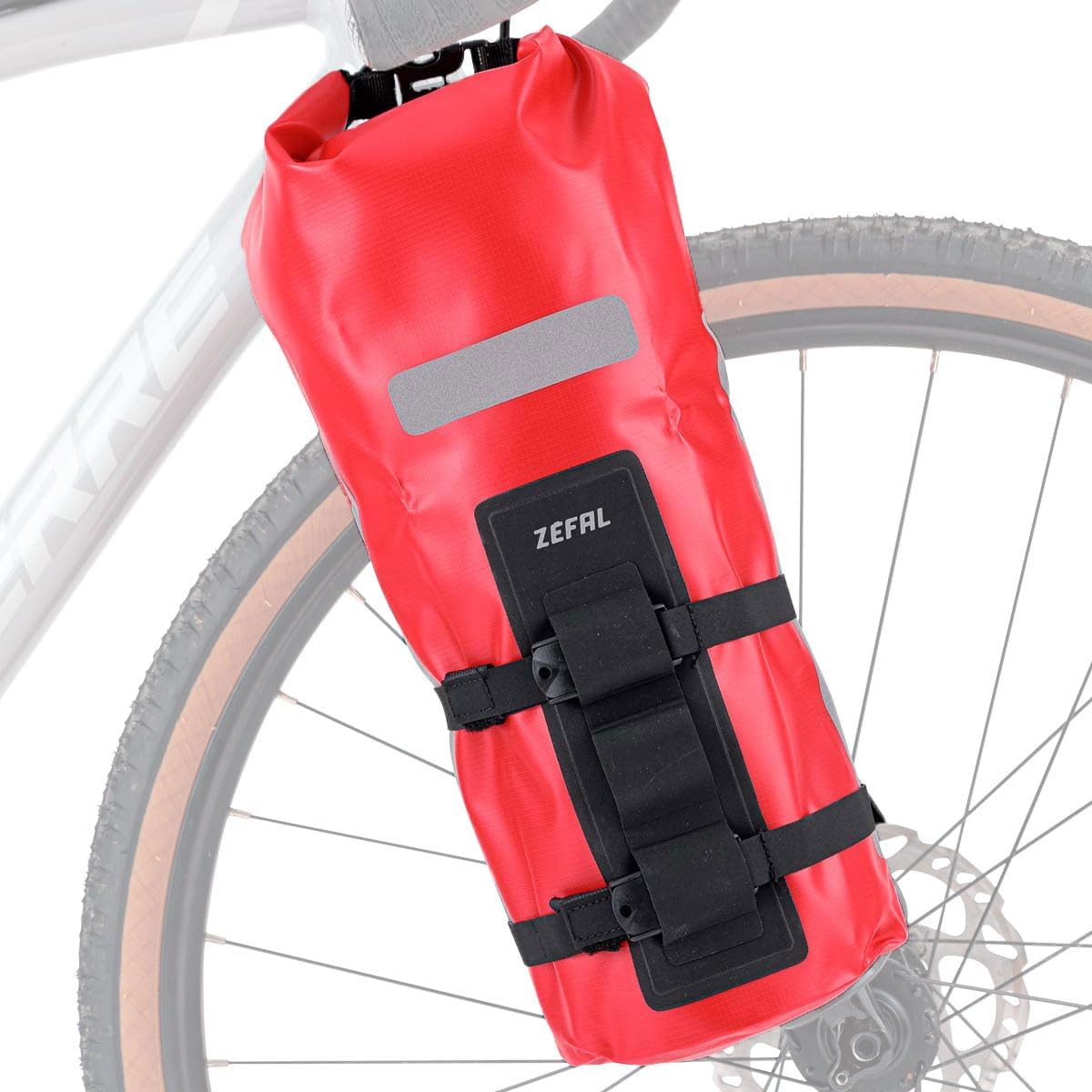 Sacoche Velo Cadre + Sac à Dos Étanche 6 L - Support Universel et Sacoche Fourche Velo Étanche pour Gravel et Bikepacking Z Adventure Cage + Dry Bag 6 L