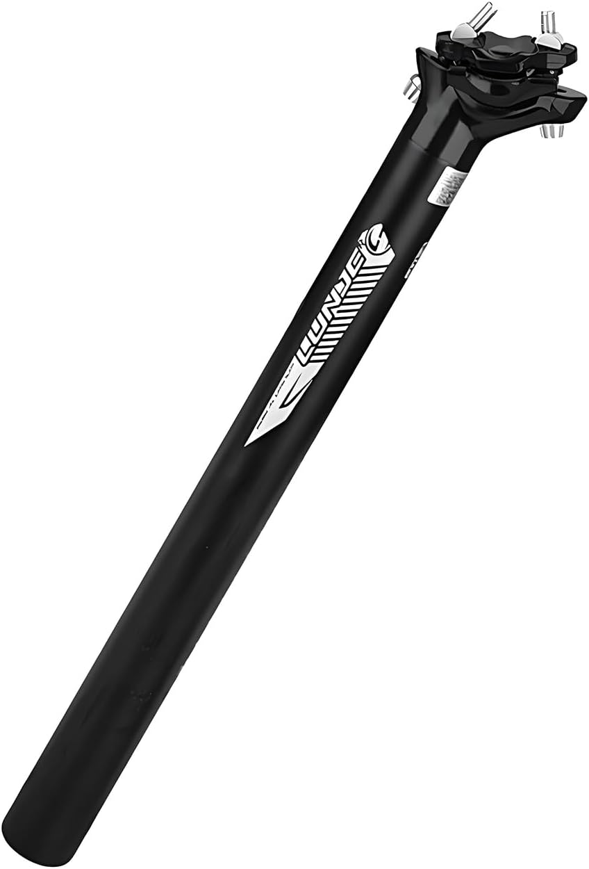 Tige de Selle vélo 27.2/30.9/31.6mm, Tube de Selle vélo en Alliage d'aluminium 350mm/400mm, Tige de Selle à Suspension pour VTT et vélo de Route, MBX 27,2 x 350 mm